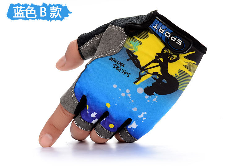 Half-Finger Riding Gloves Men's and Women's Outdoor Mountaineering Running Tactical Fishing Gloves Advertising Gloves Customized Printed Logo