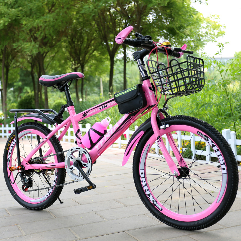 Children&#039;s Bicycle Mountain Bike Student Bike 18-22 Inch Single Speed Variable Speed Disc Brake Gift Car Men and Women One Piece Dropshipping