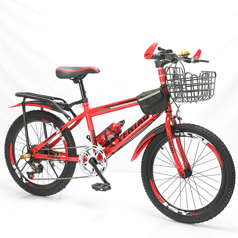 Children's Bicycle Mountain Bike Student Bike 18-22 Inch Single Speed Variable Speed Disc Brake Gift Car Men and Women One Piece Dropshipping