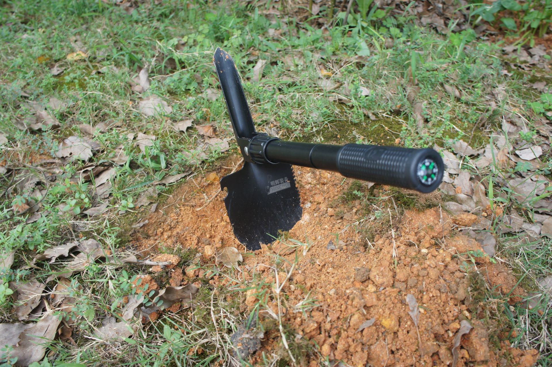 Minghui Equipment Factory Direct Sales Outdoor Manganese Steel Engineering Shovel Folding Shovel Shovel Multi-Functional Camping Shovel Shovel