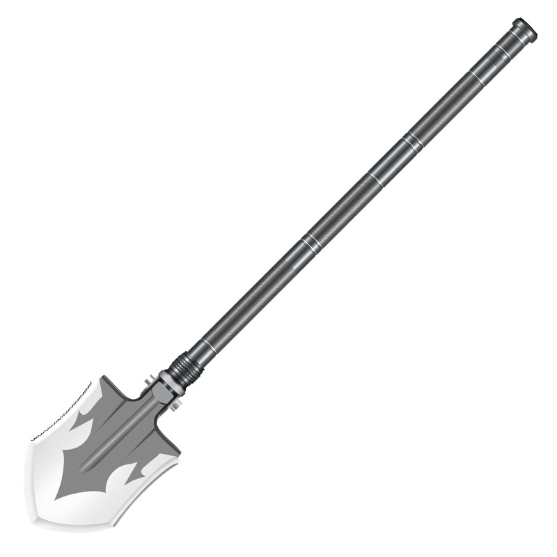 Folding SelfDefense VehicleMounted Military Shovel Camping Survival Equipment Tool One Piece Dropshipping