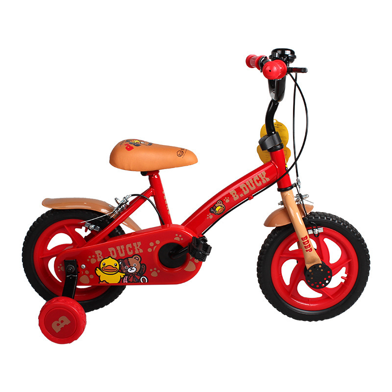 Le's B. Duck Small Yellow Duck 16-Inch Children's Toddler Balance Bicycle 3-8 Years Old Boy's Bicycle Bicycle
