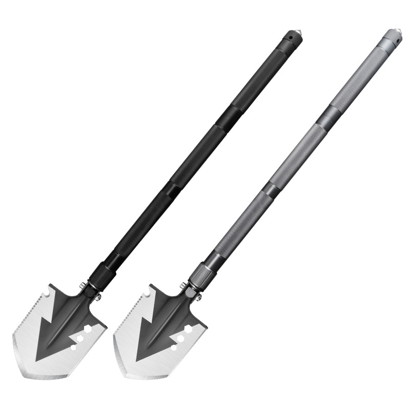 Factory Wholesale Multifunctional Military Shovel Camping Outdoor Supplies Shovel Car Shovel Folding Military Shovel