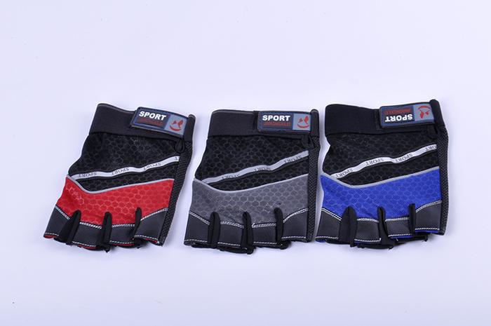 Hundreds of Tiger sports gloves. outdoor anti-slip fitness half-finger mitts. hiking cycling reflective gloves