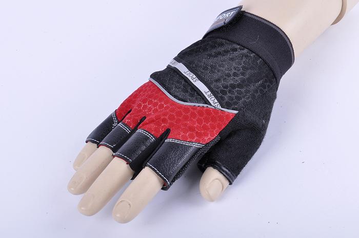 Hundreds of Tiger sports gloves. outdoor anti-slip fitness half-finger mitts. hiking cycling reflective gloves