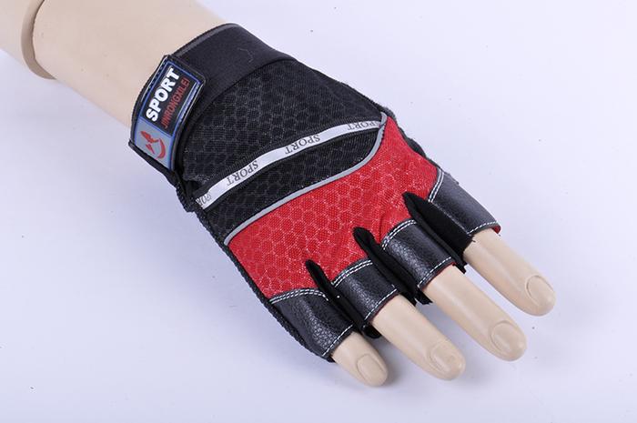 Hundreds of Tiger sports gloves. outdoor anti-slip fitness half-finger mitts. hiking cycling reflective gloves