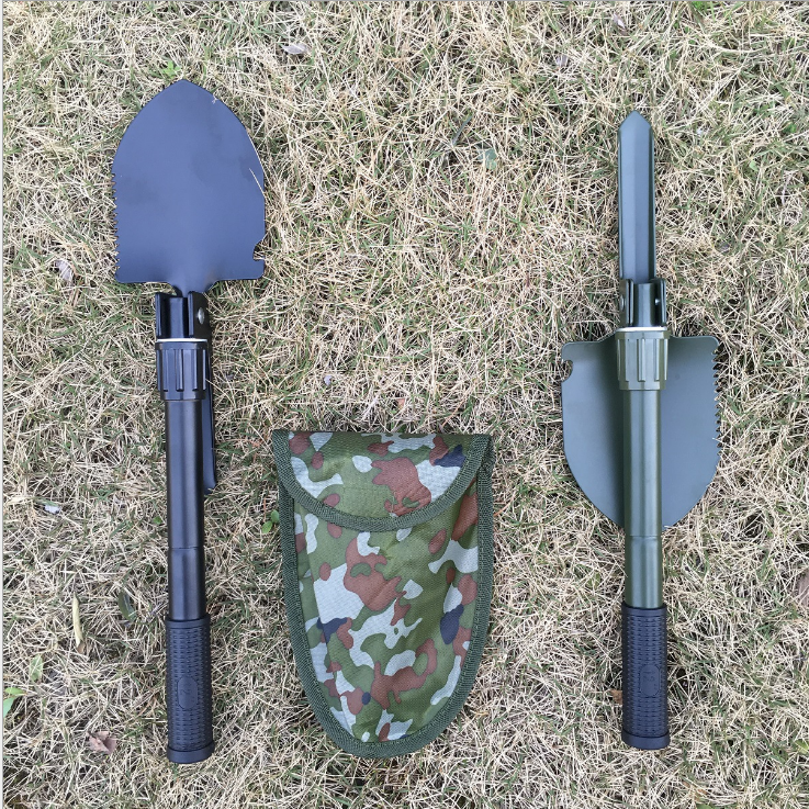 Car Portable Small Shovel Fishing Multi-Function Tool Shovel Outdoor Camping Multi-Purpose Folding Gardening Shovel