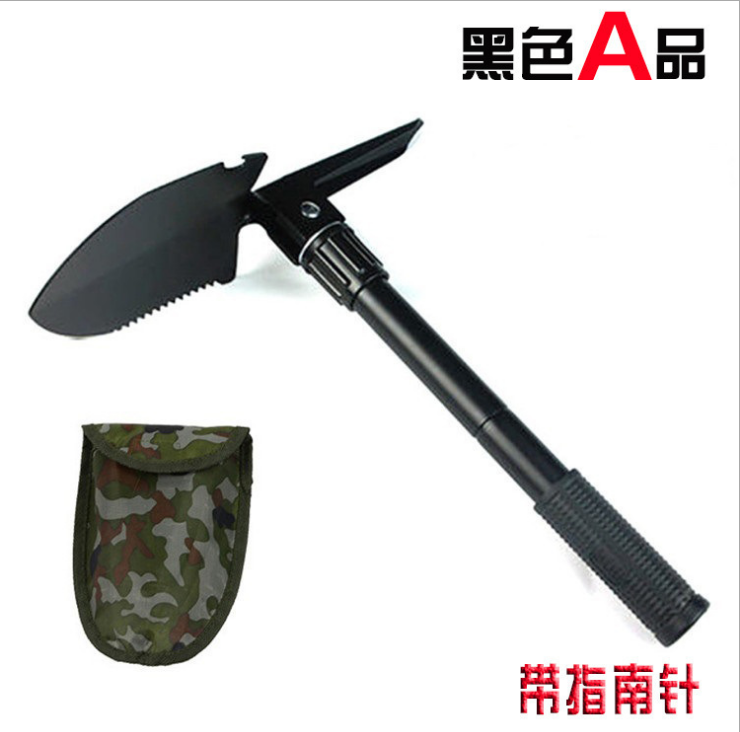 Car Portable Small Shovel Fishing Multi-Function Tool Shovel Outdoor Camping Multi-Purpose Folding Gardening Shovel