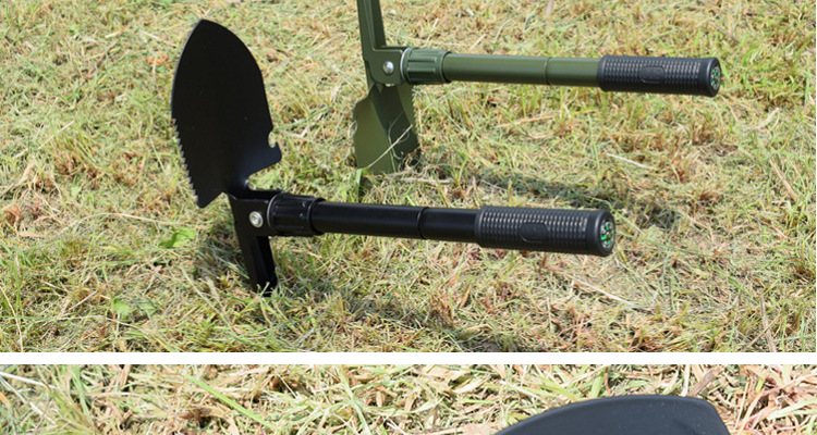 Car Portable Small Shovel Fishing Multi-Function Tool Shovel Outdoor Camping Multi-Purpose Folding Gardening Shovel