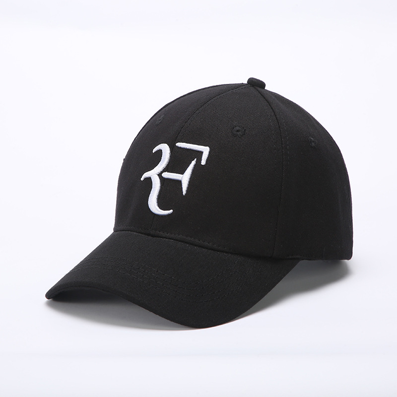 Europe and America Cross Border F Letter Embroidery Baseball Cap Tennis Star Same Style Sports Peaked Cap Simple Men and Women Fashion Europe and America Cross Border F Letter Embroidery Baseball Cap Tennis Star Same Style Sports Peaked Cap Simple Men and Women Fashion