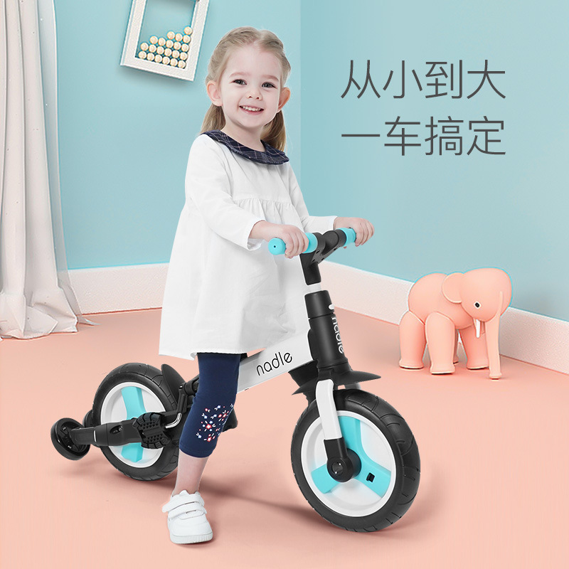 Natto Baby Carriage Balance Car Bicycle Five-in-One Baby Age Scooter Scooter Baby Tricycle