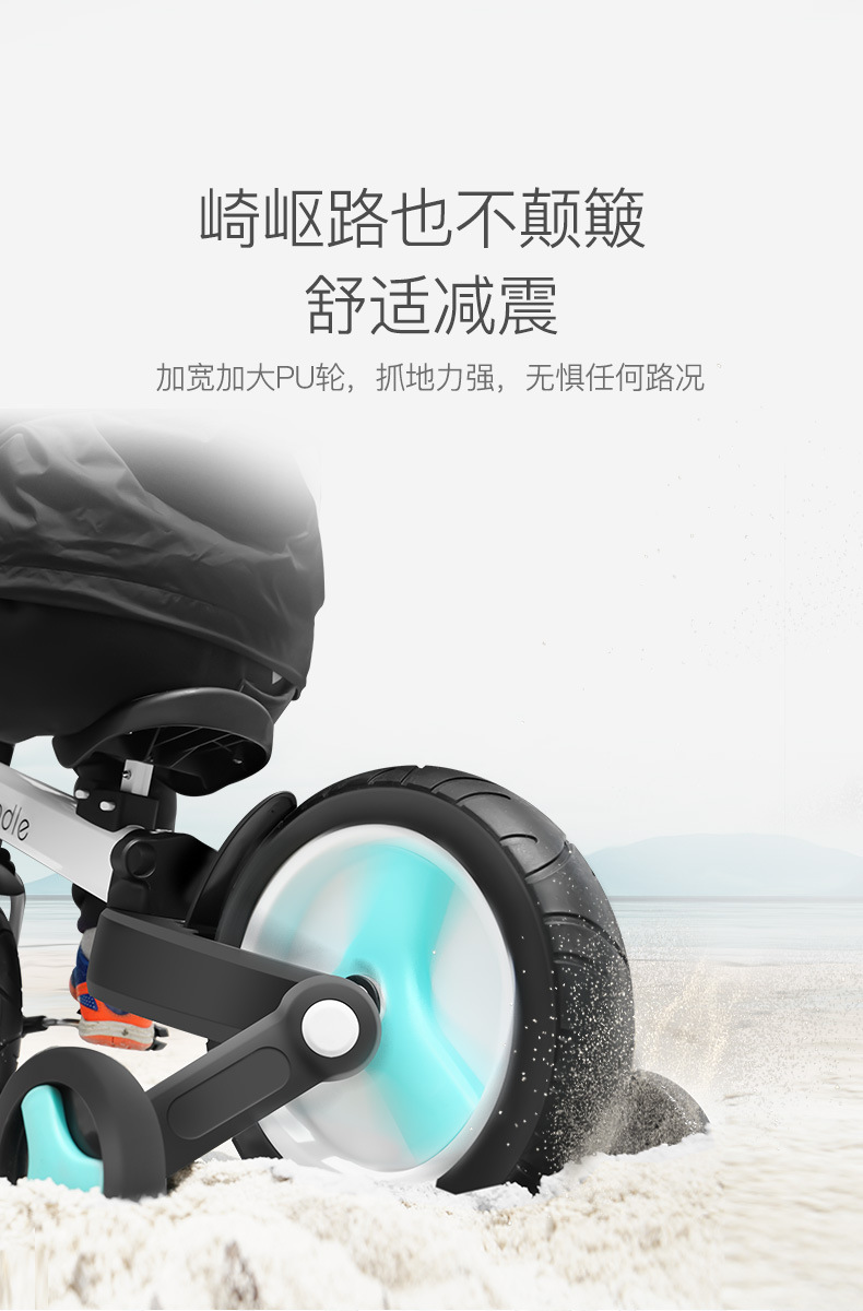 Natto Baby Carriage Balance Car Bicycle Five-in-One Baby Age Scooter Scooter Baby Tricycle