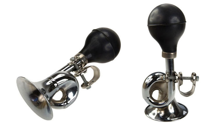 2014New Fashion Non-Electronic Trumpet Loud Bicycle Cycle Bike Bell Vintage Retro Bugle Hooter Horn Bell