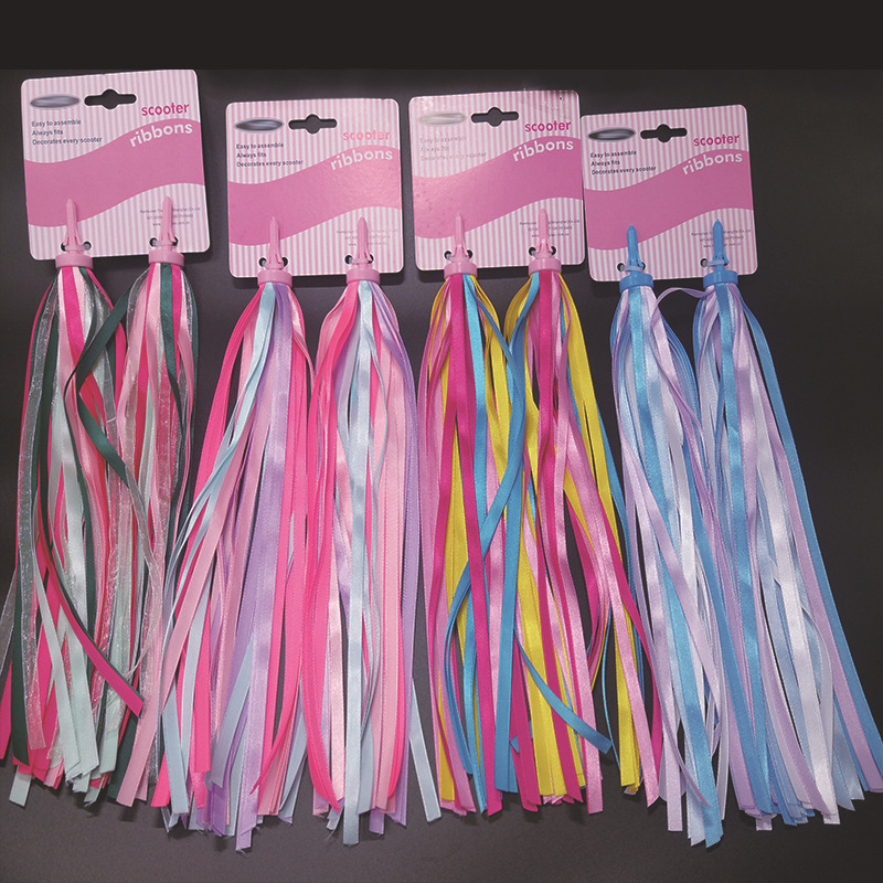 Bicycle Streamer Ribbon Tassel Accessories Length 300mm32 Pieces High Density Polyester Belt
