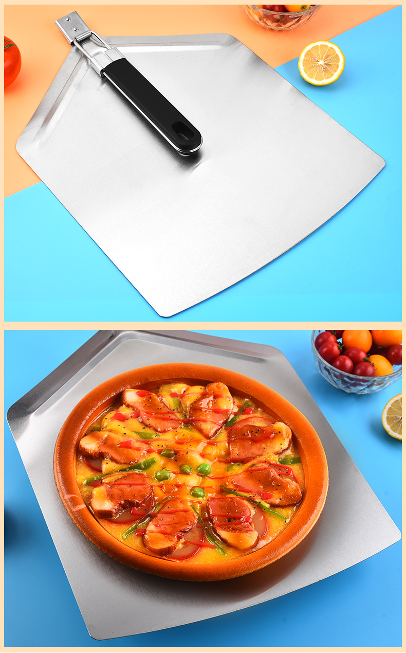 Large Folding Pizza Shovel Stainless Steel Pizza Shovel Creative Cake Transferer Pizza Tool Factory Wholesale Large Folding Pizza Shovel Stainless Steel Pizza Shovel Creative Cake Transferer Pizza Tool Factory Wholesale