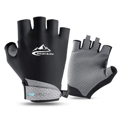 Half-Finger Gloves for Riding Golf Outdoor Sports Sun Protection Summer Fishing Sweat-Absorbent Breathable Ice Silk Cold Feeling Breathable Long Sleeve