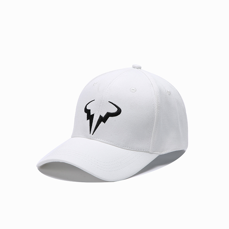 Foreign Trade Popular Style Nadal Tennis Star Same Style Horn Baseball Cap Men and Women Outdoor Sports Sunhat
