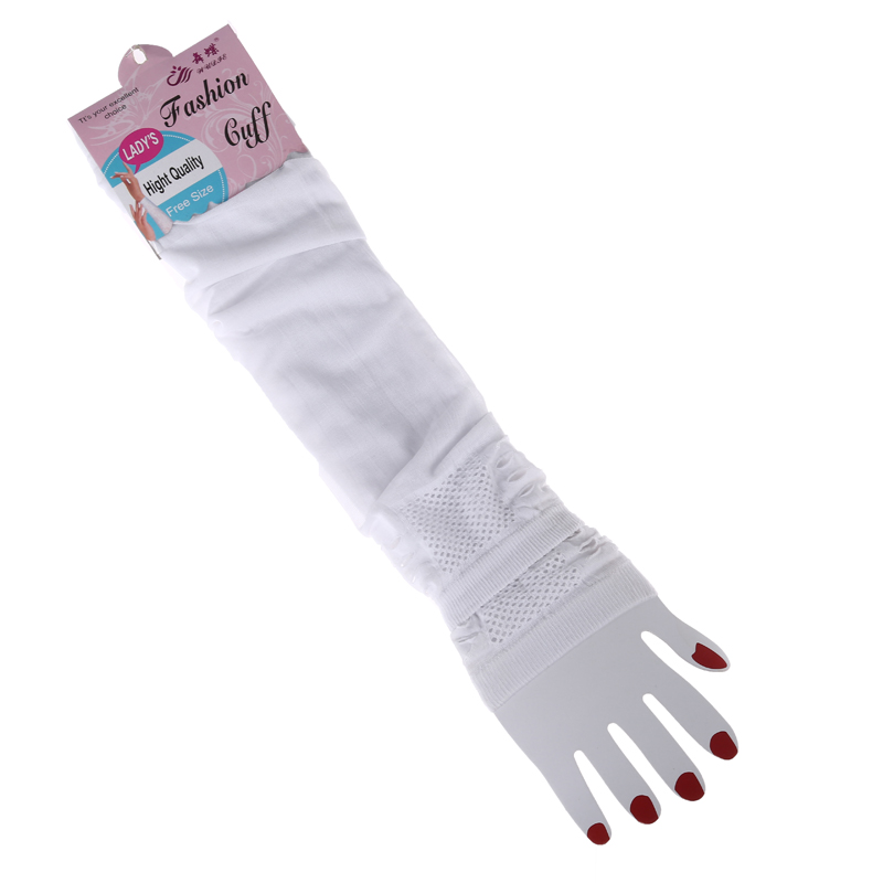 Longer section Half-finger gloves fashion fake sleeves