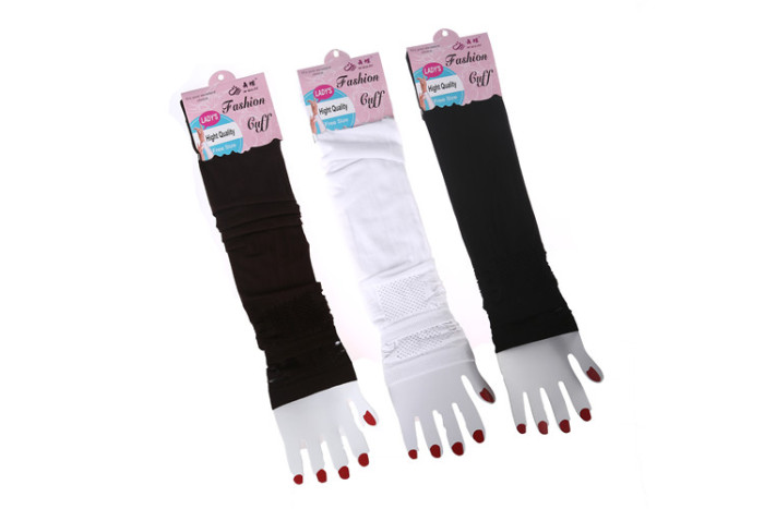 Longer section Half-finger gloves fashion fake sleeves