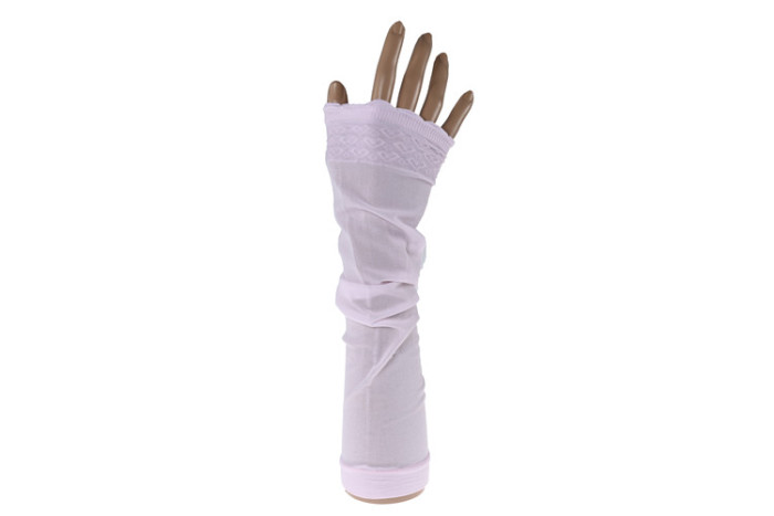 Longer section Half-finger gloves fashion fake sleeves