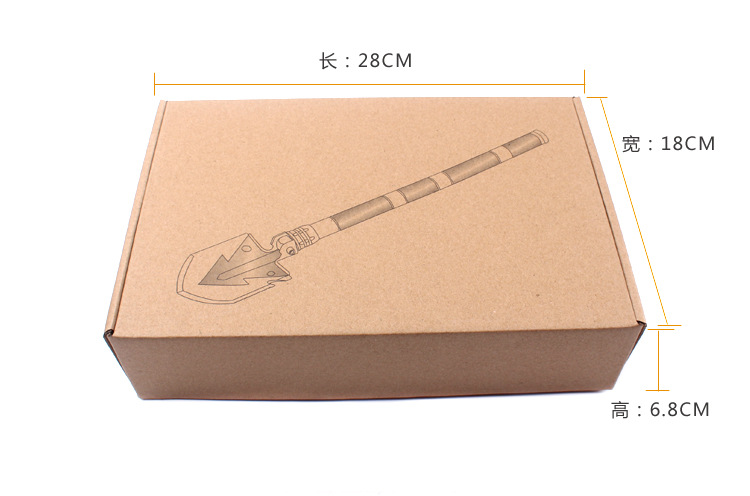 New Multi-Functional Shovel Folding Self-Defense Soldier Shovel Outdoor Camping Supplies Tools Survival Equipment
