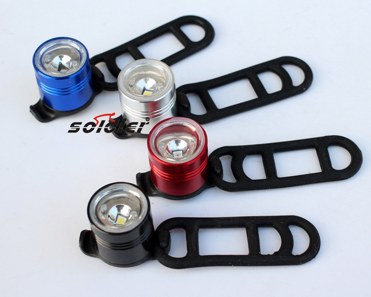 Mountain bike bicycle alloy frog lights colour anodised//light frog lamp