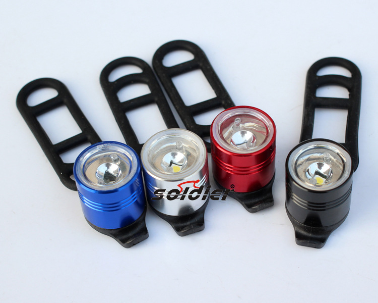 Mountain bike bicycle alloy frog lights colour anodised//light frog lamp
