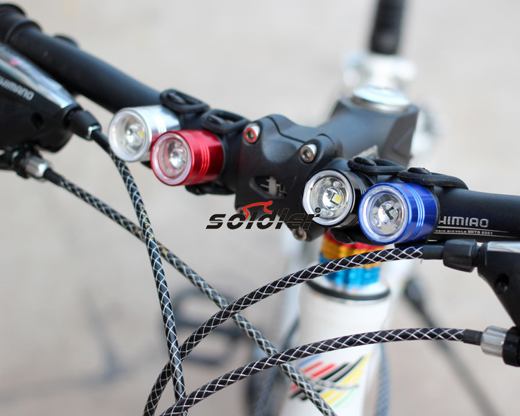 Mountain bike bicycle alloy frog lights colour anodised//light frog lamp