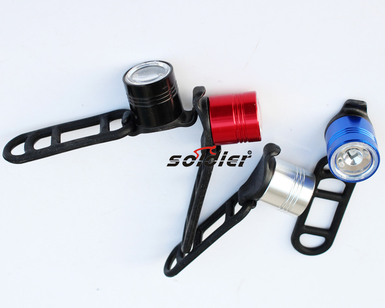 Mountain bike bicycle alloy frog lights colour anodised//light frog lamp