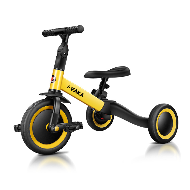 New Children&#039;s Three-Wheeled Bicycle Baby Sliding Balance Car Hand Push Toddler Children&#039;s Scooter Bicycle Can Be Sent on Behalf