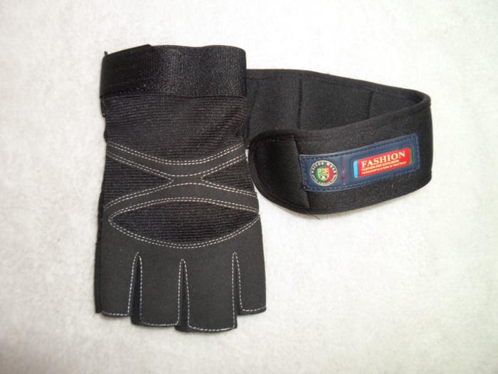 Men's Microfiber wristband half-finger exercise fitness gloves Men's Microfiber wristband half-finger exercise fitness gloves