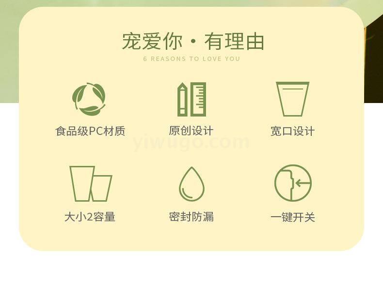 Blue New Creative Plastic Cup with Straw Portable Student Leak-Proof Pregnant Women Simple Fitness Sports Cup Blue New Creative Plastic Cup with Straw Portable Student Leak-Proof Pregnant Women Simple Fitness Sports Cup