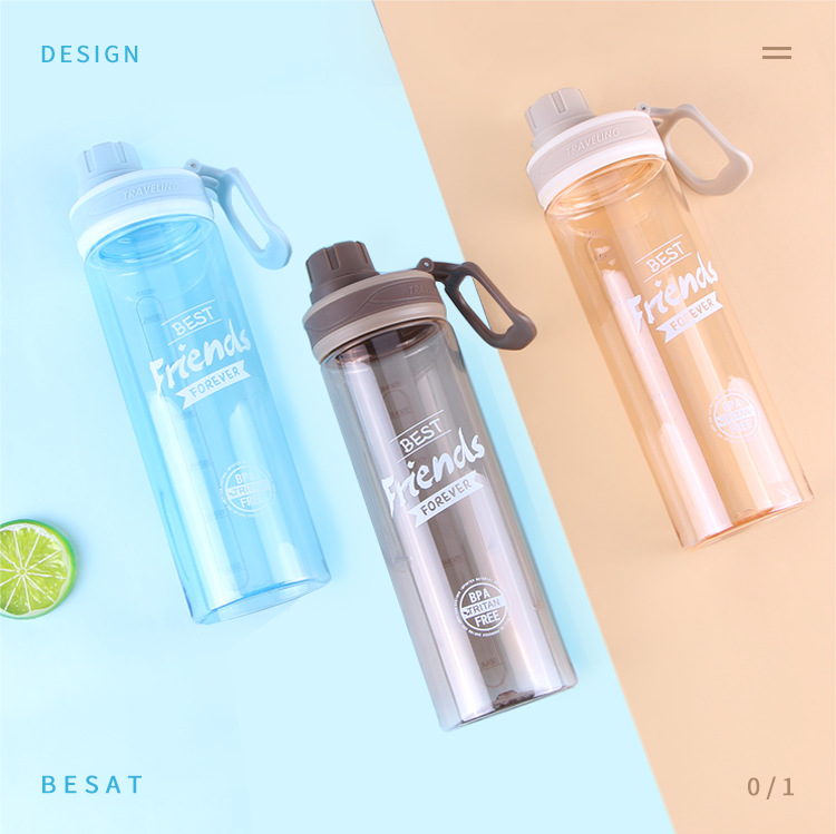Guangzhou fuquan si wo sports cup students simple sealed portable American tritan water cup