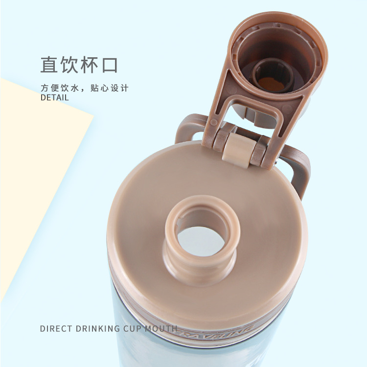 Guangzhou fuquan si wo sports cup students simple sealed portable American tritan water cup Guangzhou fuquan si wo sports cup students simple sealed portable American tritan water cup
