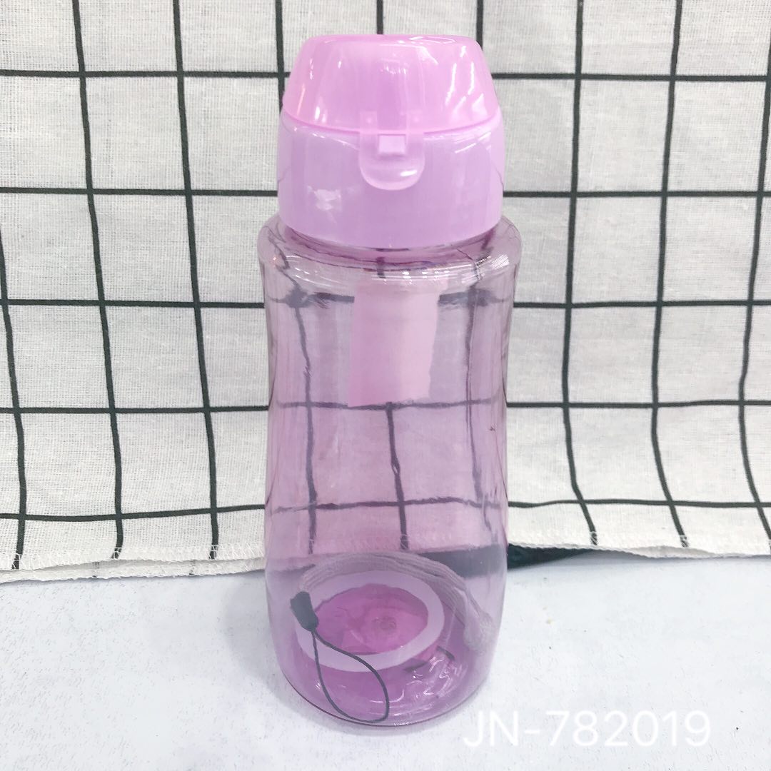 Plastic kettle sports cup new portable unveiling -proof space cup advertising promotional gift water bottle