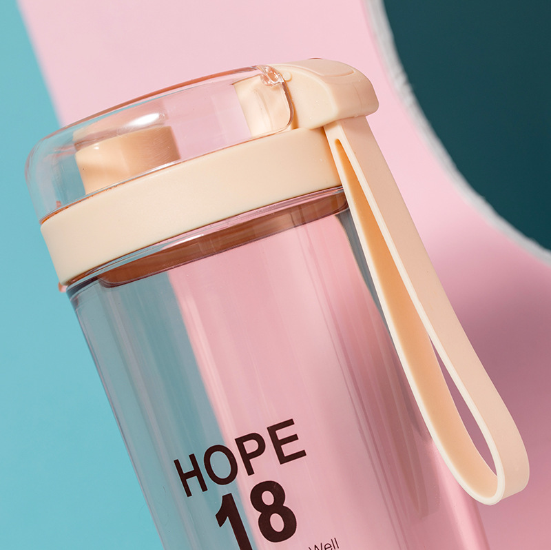South Korean trend digital pop-cap shake ball plastic cup outdoor portable student sports cup rich full cup South Korean trend digital pop-cap shake ball plastic cup outdoor portable student sports cup rich full cup