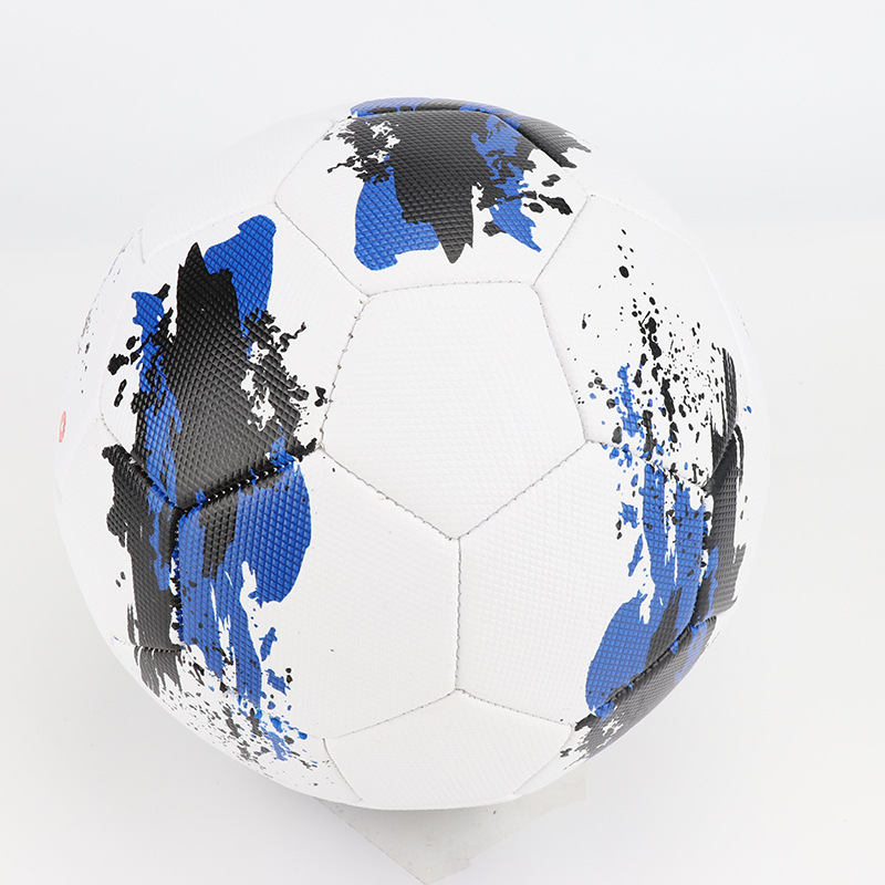 Factory Wholesale PVC Machine-Sewing Soccer No. 5 Children Primary and Secondary School Students Practice Match Football 11 People Match Football