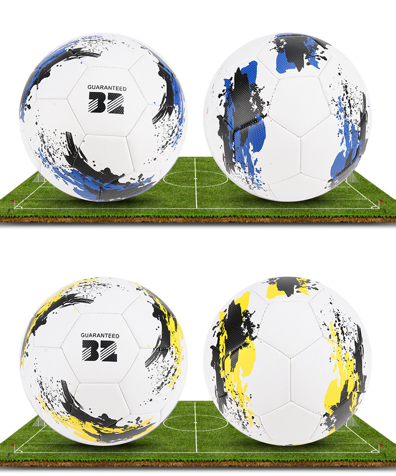Factory Wholesale PVC Machine-Sewing Soccer No. 5 Children Primary and Secondary School Students Practice Match Football 11 People Match Football