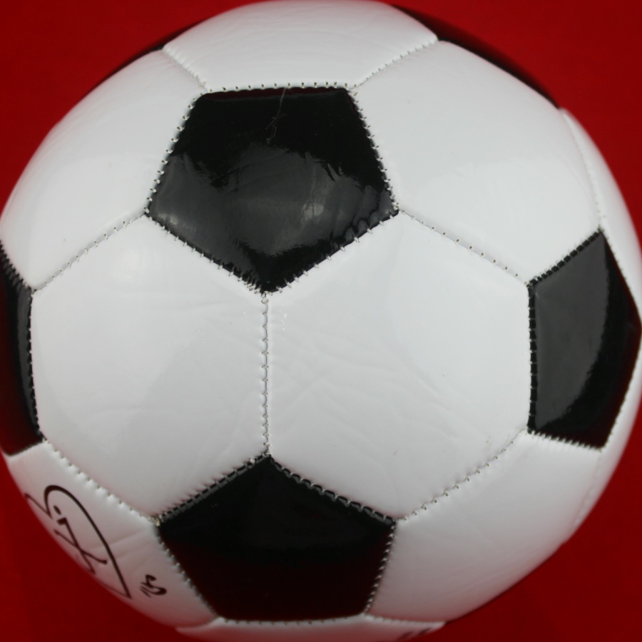 No.3 jianxin football classic black and white block machine sewing football