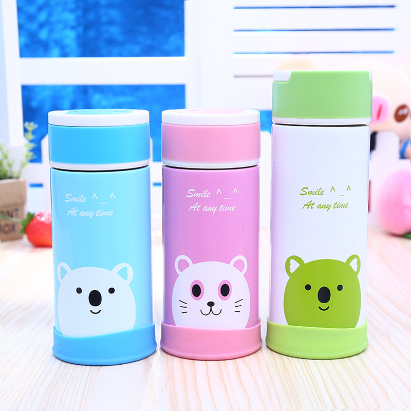Lovely handy cup new custom stainless steel children&#039;s water cup outdoor portable sports cup manufacturers direct sales
