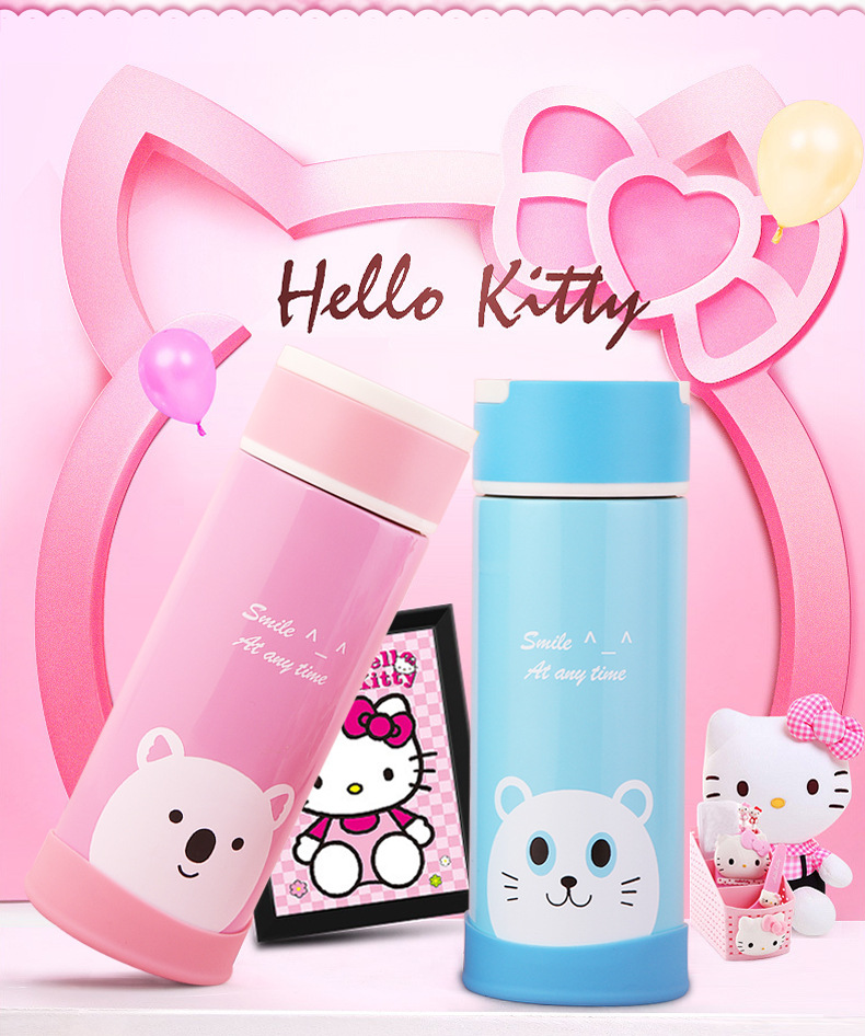 Lovely handy cup new custom stainless steel children's water cup outdoor portable sports cup manufacturers direct sales Lovely handy cup new custom stainless steel children's water cup outdoor portable sports cup manufacturers direct sales