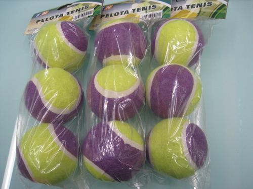 Double color colorful tennis tennis tennis ball pet