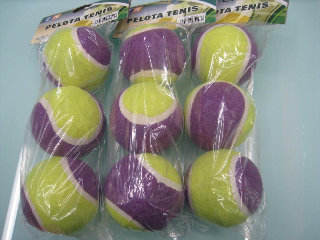 Double color colorful tennis tennis tennis ball pet