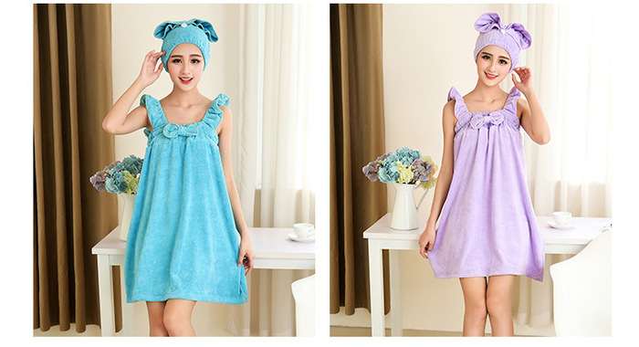 Super thin fiber sexy bath dress with breast bath gown beach towel robe Super thin fiber sexy bath dress with breast bath gown beach towel robe