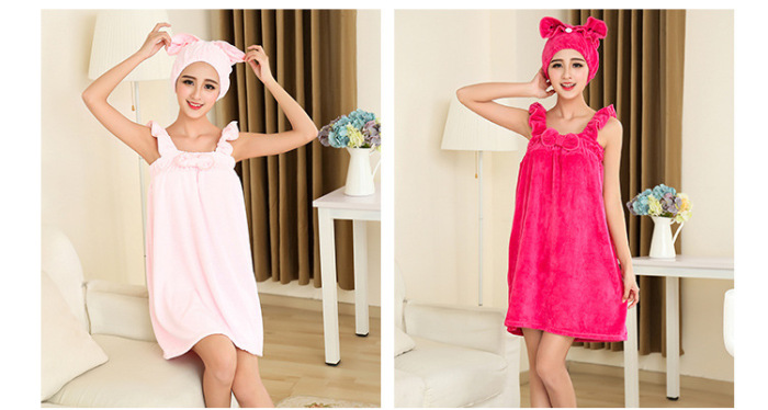 Super thin fiber sexy bath dress with breast bath gown beach towel robe Super thin fiber sexy bath dress with breast bath gown beach towel robe