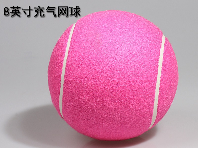 8 inch inflatable tennis ball, signature tennis ball, blue, pink 8 inch inflatable tennis ball, signature tennis ball, blue, pink