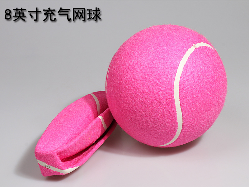 8 inch inflatable tennis ball, signature tennis ball, blue, pink 8 inch inflatable tennis ball, signature tennis ball, blue, pink