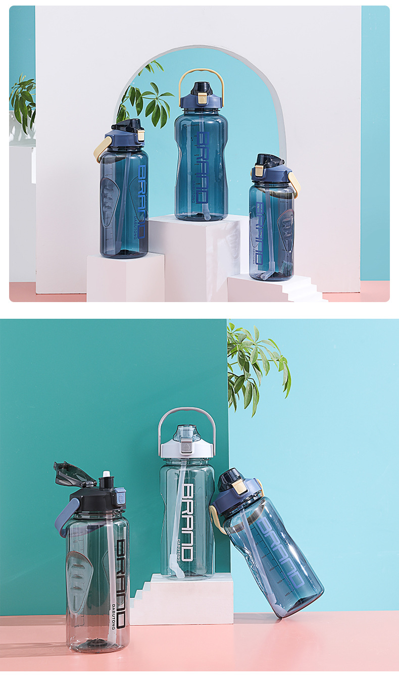 New Sports Cup Fitness Plastic Cup Sports Bottle Men and Women Outdoor Drinking Glass Large Capacity Kettle Portable Handle New Sports Cup Fitness Plastic Cup Sports Bottle Men and Women Outdoor Drinking Glass Large Capacity Kettle Portable Handle
