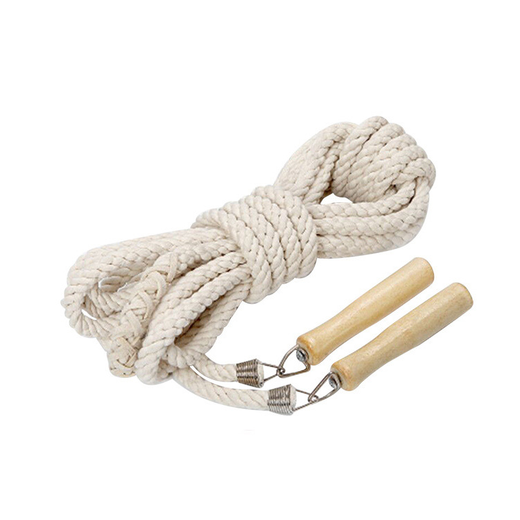 Stall Multi-Person Student Skipping Rope Sports Supplies Fitness Equipment Sling Rope Wooden Handle Collective Senior High School Entrance Examination Group Long Skipping Rope