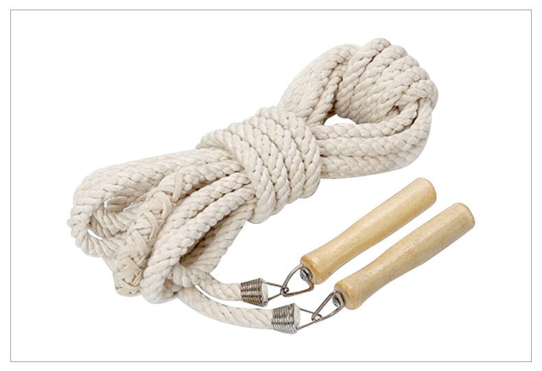 Stall Multi-Person Student Skipping Rope Sports Supplies Fitness Equipment Sling Rope Wooden Handle Collective Senior High School Entrance Examination Group Long Skipping Rope